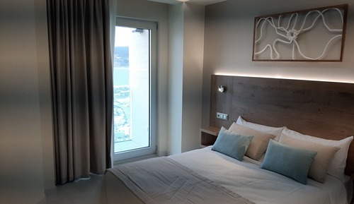 Habitación Deluxe doble, balcón, vistas al mar