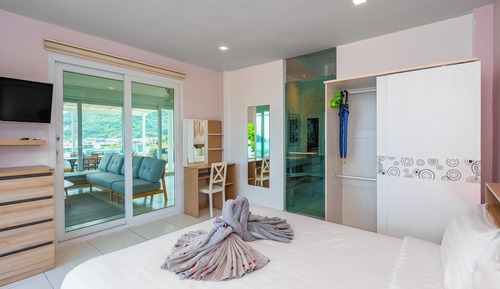 Ático, 2 habitaciones, vistas al mar