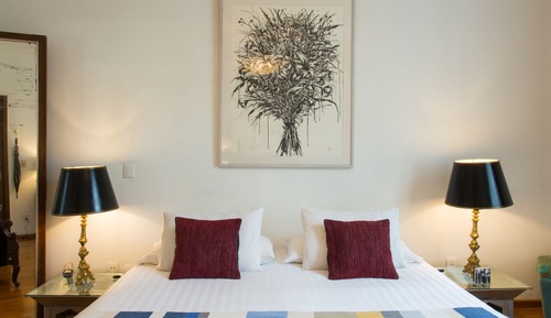 Habitación doble superior, 1 cama de matrimonio grande, baño privado