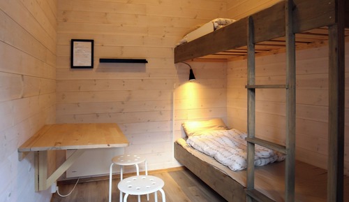 Habitación económica con 2 camas individuales, baño compartido