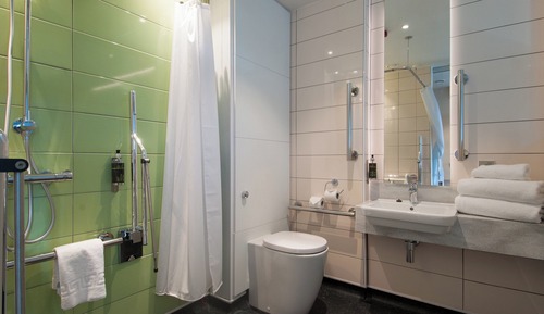 Habitación estándar doble, ducha adaptada