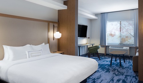 Suite, 1 cama de matrimonio grande con sofá cama