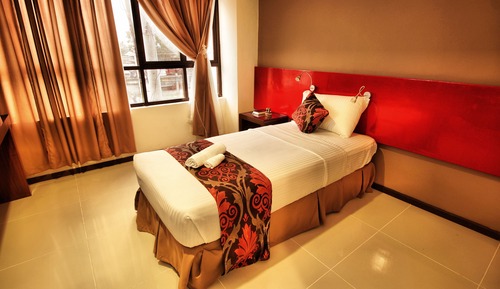 Habitación individual Deluxe, 1 cama individual, vistas a la ciudad
