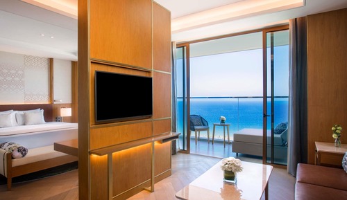 Suite Deluxe, 1 cama de matrimonio grande, vistas al mar