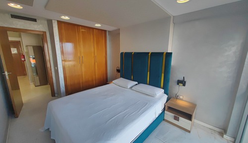 Habitación de lujo, 1 cama de matrimonio grande, vistas al mar