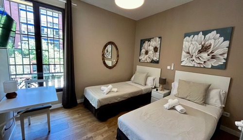 Habitación estándar doble, 2 camas individuales, baño privado