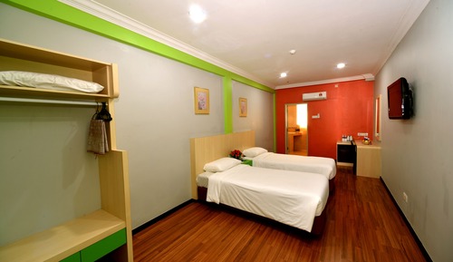 Habitación con 1 cama doble o 2 individuales
