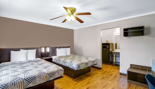 Habitación Deluxe, 2 camas dobles, fumadores, frigorífico y microondas