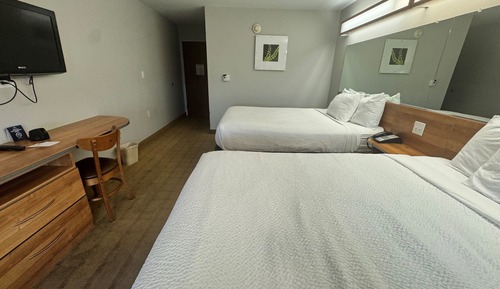Habitación, 2 camas de matrimonio, accesible para personas con discapacidad, no fumadores