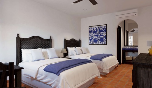 Habitación, 2 camas dobles