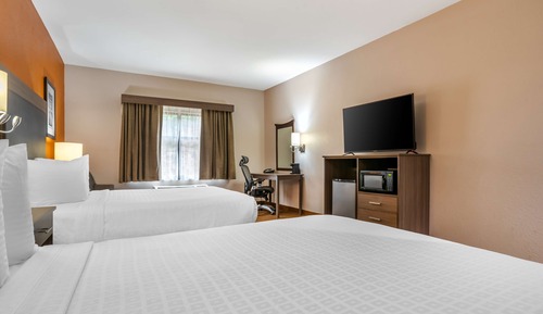 Habitación estándar, 2 camas de matrimonio, accesible para personas con discapacidad, no fumadores
