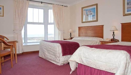 Habitación familiar doble, vistas al mar