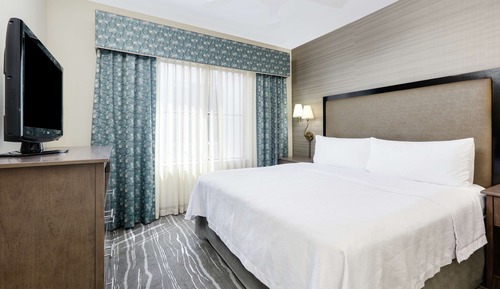 Suite, 1 cama de matrimonio grande con sofá cama (Mobility & Hearing, Roll-in Shower)