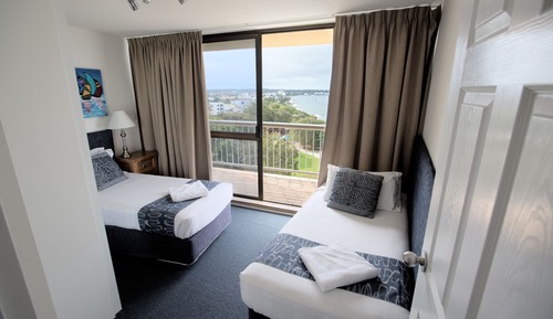 Habitación familiar, vistas al mar