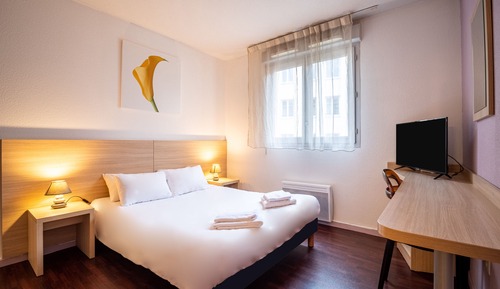 Estudio, 1 cama doble o 2 individuales