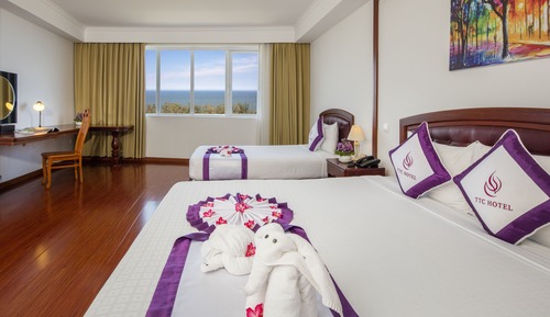 Habitación Deluxe con 2 camas individuales, vistas al mar