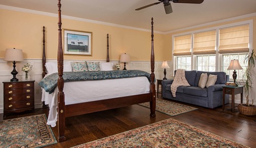 Habitación, 1 cama de matrimonio grande con sofá cama, baño privado