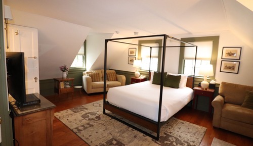Habitación, 1 cama de matrimonio con sofá cama, baño privado