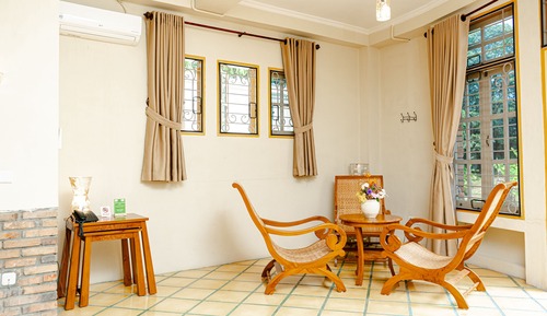 Habitación familiar, 1 habitación, vistas al jardín