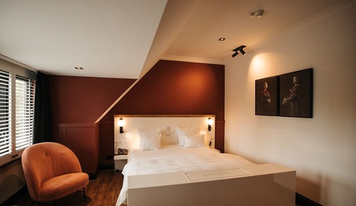 Habitación superior, 1 cama de matrimonio grande, no fumadores, vistas al jardín