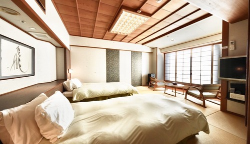 Habitación con 2 camas individuales, no fumadores (Aoi Kan, Japanese-style w/antechamber)