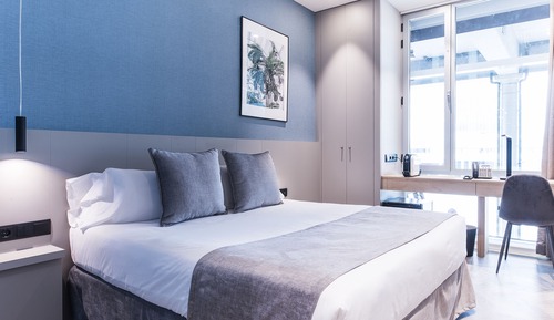 Habitación estándar doble, 1 cama doble, baño privado