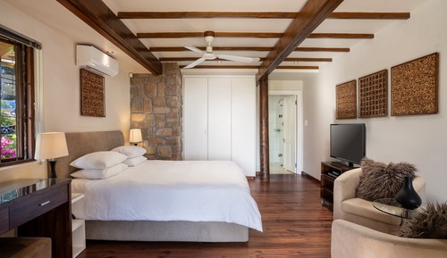 Habitación de lujo, 1 cama de matrimonio grande, vistas al mar, planta baja