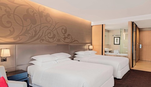 Habitación Deluxe, 2 camas de matrimonio, no fumadores