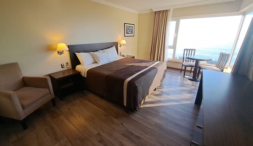 Habitación, vistas al mar
