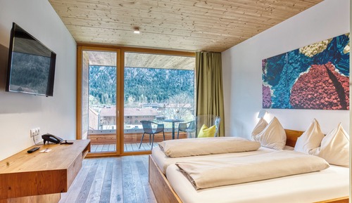 Habitación doble, balcón, vistas a la montaña