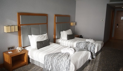 Habitación estándar con 2 camas individuales, vistas al mar
