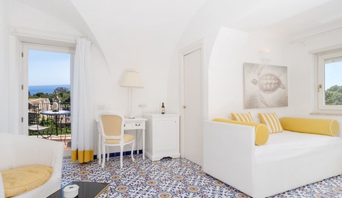 Suite junior, balcón, vistas al mar
