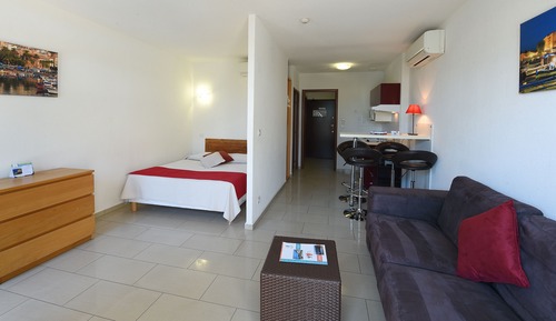 Estudio, 1 cama doble, vistas al jardín, planta baja (terrace)