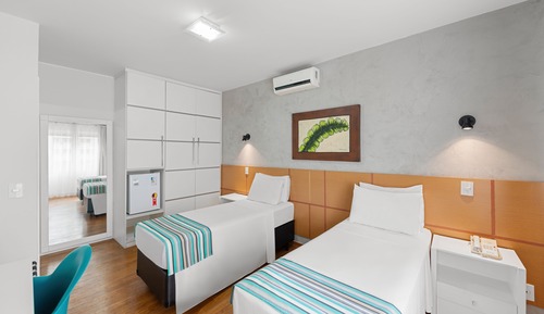 Habitación con 2 camas individuales, 2 camas individuales
