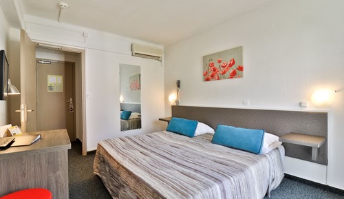 Habitación clásica doble, balcón (Petite salle de bain)