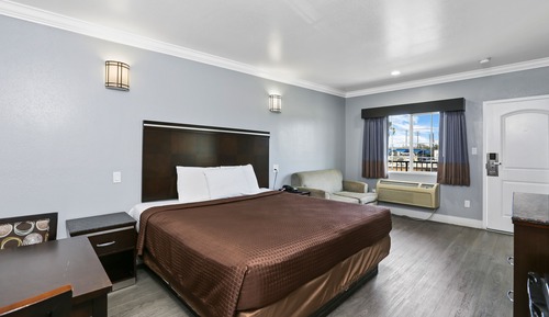 Habitación, 1 cama de matrimonio grande con sofá cama