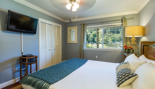 Suite ejecutiva, 1 cama de matrimonio grande, cocina, junto al lago