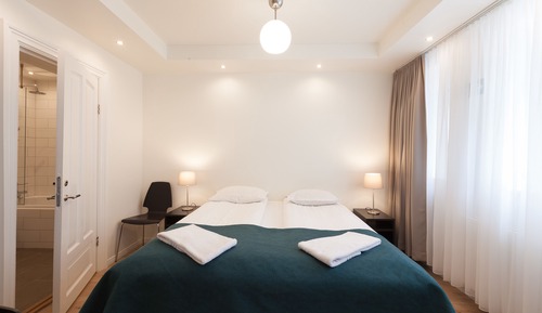 Habitación doble, baño privado
