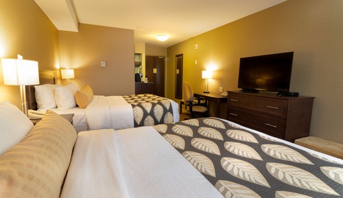 Habitación doble, 2 camas de matrimonio