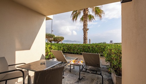 Habitación doble, terraza, vistas al mar