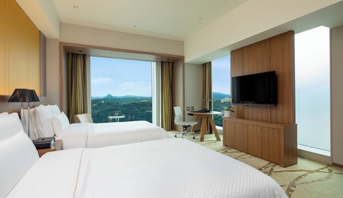 Suite Deluxe, 2 camas dobles, no fumadores, en esquina