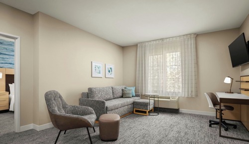 Suite, 1 cama de matrimonio grande con sofá cama