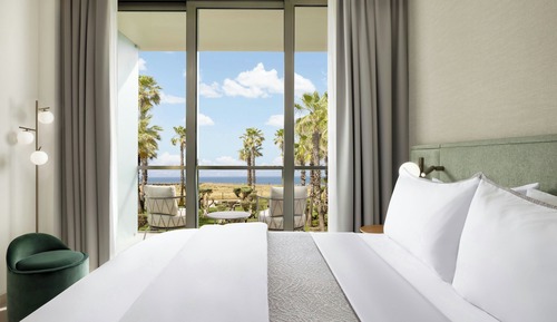 Habitación Deluxe, 1 cama de matrimonio grande, balcón, vistas al mar