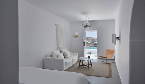 Habitación superior, vistas al mar