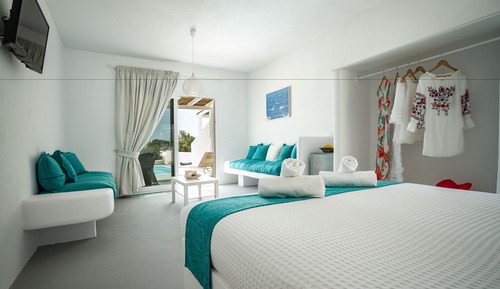 Suite, piscina privada, vistas al mar
