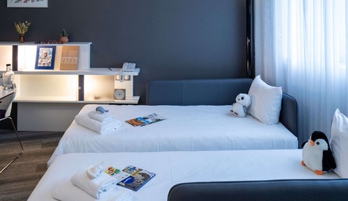 Suite superior, varias camas