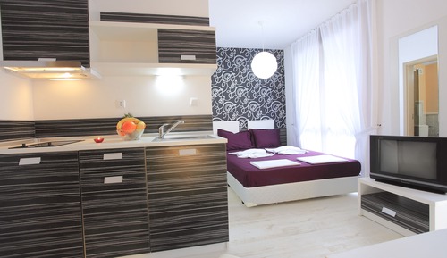 Estudio estándar, balcón