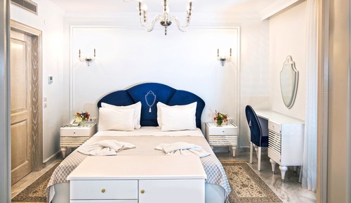 Suite Deluxe, 1 cama de matrimonio grande con sofá cama, vistas al mar