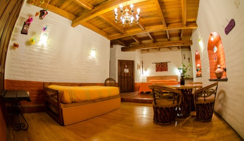 Suite junior, chimenea