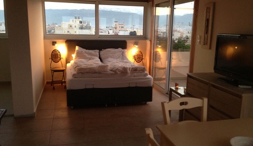 Ático panorámico, 1 habitación, vistas al mar
